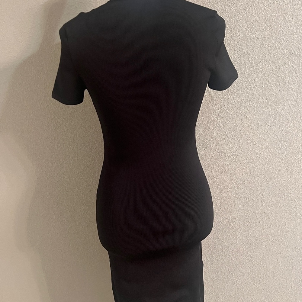 Authentic Givenchy ribbed black mini dress - Picture 11 of 15